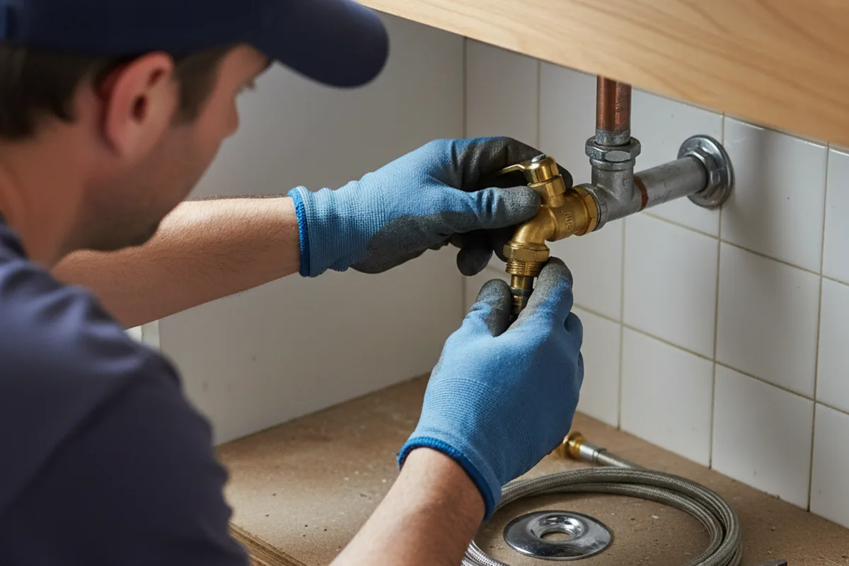 Shutoff valve and fitting work during Repiping in Grand Haven